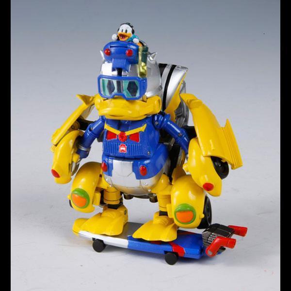 【2010年發售老物】TAKARA TOMY | 變形金剛 | 迪士尼系列 | 25週年紀念 | 唐老鴨 | Donald Duck 衝浪板 | 金龜車 | 可動完成品 | 全新未拆 | 現貨 