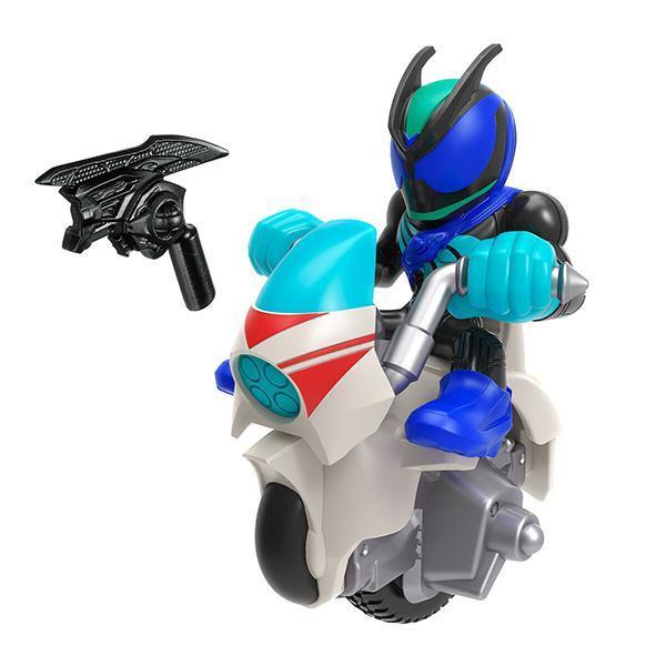 BANDAI 萬代 | MONSMOTO假面騎士02 假面騎士ZEZTZ TECHNO LOSTREAM 拉動拉條可向前衝或旋轉 | 全新未拆 | 現貨 
