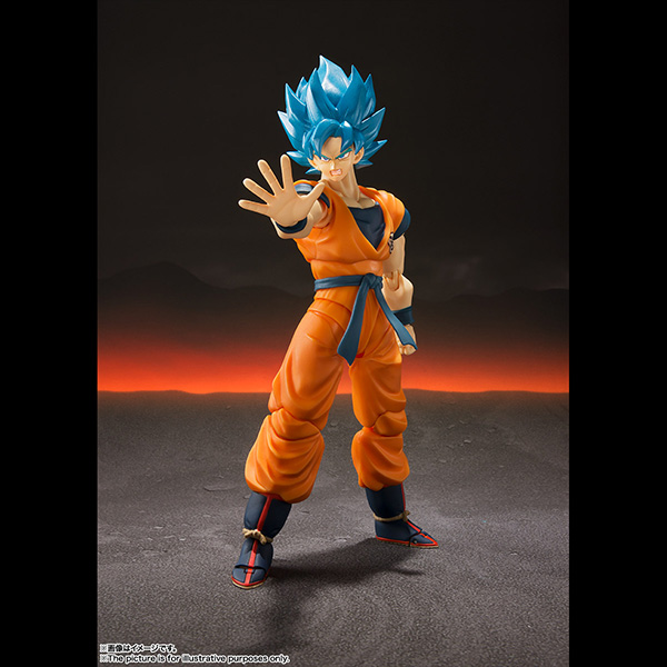 BANDAI 萬代 | S.H.Figuarts SHF 七龍珠超 | 劇場版 | 超級賽亞人之神 | 超藍 | 孫悟空-超- 再版 (預訂2022年3月) 