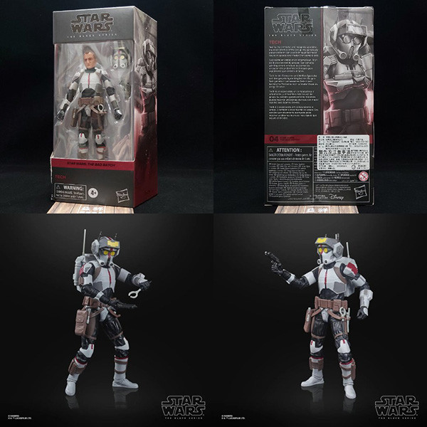 HASBRO 孩之寶 | THE BLACK SERIES 6" 黑標6吋 | THE BAD BATCH 星際大戰:瑕疵品 | 瑕疵品小隊 | 不良小隊 | TECH 技師 | 盒況如圖 | 全新未拆 | 現貨 