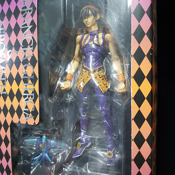 【老物全新未拆】日版 MEDICOS 超像可動 | JoJo的奇妙冒險 | 第五部 | 黃金之風 | 納蘭迦·吉爾各(吉爾卡)＆史密斯飛船(航空史密斯) | 可動完成品 | 盒況如圖 | 全新未拆 | 現貨 