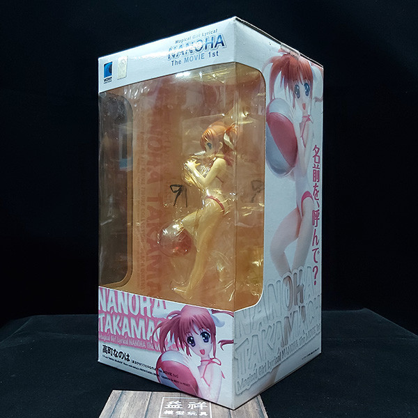 【絕版老物】WAVE CORPORATION BEACH QUEENS 魔法少女奈葉 The MOVIE 1st | 高町奈葉 | 泳裝版 | 高約14.5公分 | 1/10 PVC完成品 | 盒況如圖 | 全新未拆 | 現貨 