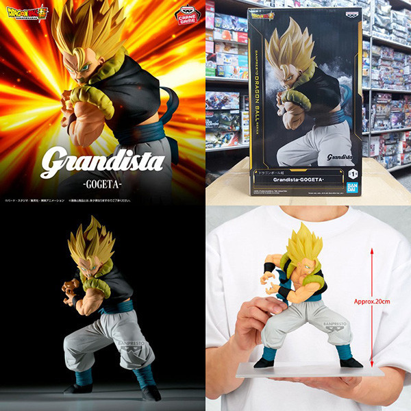 BANPRESTO 景品 | 七龍珠超 | Grandista | 悟達爾 | 悟吉塔 | 龜派氣功 | 高約20公分 | 全新未拆 | 現貨 