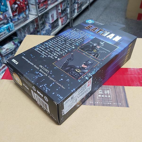 NECA DC 1989年 | 電影版 | 米高·基頓 | 蝙蝠俠 | 8吋(高約20公分) 布衣 | 可動完成品 | 全新未拆 | 現貨 