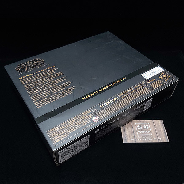HASBRO 孩之寶 | 會場限定 | THE BLACK SERIES 6" 黑標6吋 | Star Wars: Revenge of the Sith 星際大戰:西斯大帝的復仇 | Mace Windu及Darth Sidious 魅使·雲度&達斯·西帝 | 白卜庭 | 雙入組 | 全新未拆 | 現貨