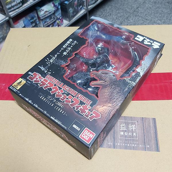 BANDAI 萬代 | 哥吉拉可動公仔 | 哥吉拉(2004) 高約15公分 | 全新未拆 | 現貨 