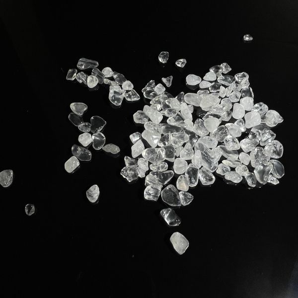 白水晶碎石(中) 白水晶,原礦,水晶,礦石