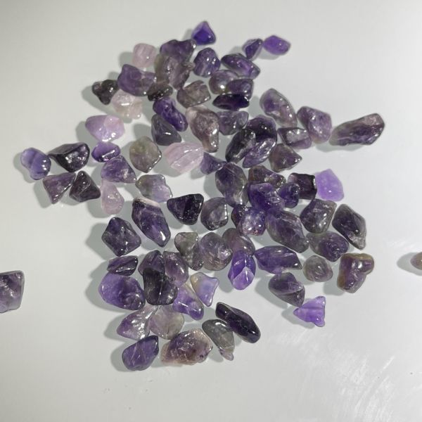 紫水晶(深)碎石 紫水晶,原礦,水晶,礦石
