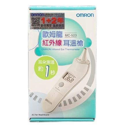 OMRON 歐姆龍 紅外線耳溫槍 耳溫計 體溫計 MC-523 台灣製造 OMRON,歐姆龍,紅外線耳溫槍,耳溫計,體溫計,MC-523,醫療器材,台灣製,家用