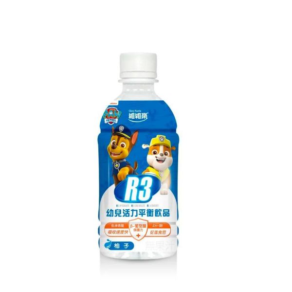 維維樂 R3幼兒活力平衡電解質飲品 柚子口味350ml 補充水分與電解質 維維樂,R3,幼兒電解質飲品,柚子口味,350ml,維生素C,補充水分,幼兒