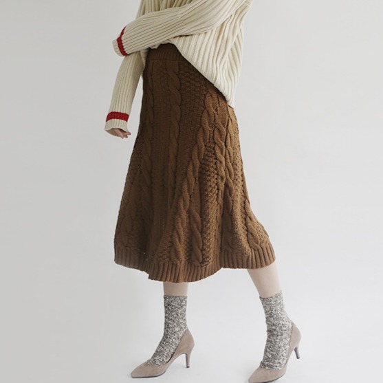 針織長裙 Knitted Skirt 毛衣洋裝送洗
