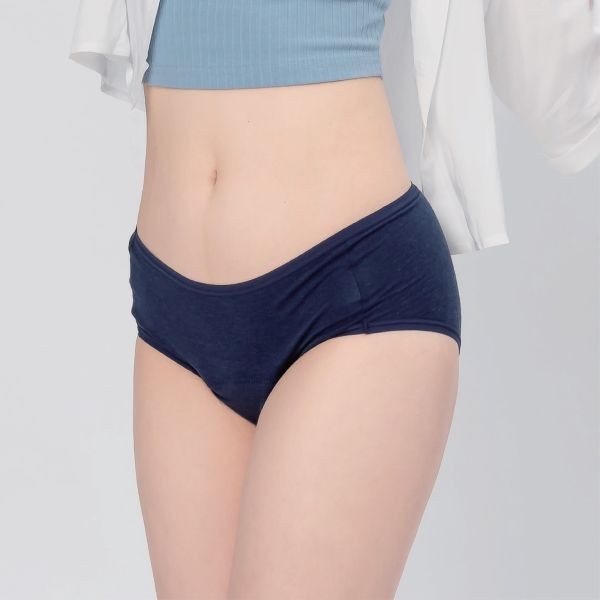 Lightweight Cotton-Feel| Daily Extra Absorbent Mid-Waist Period Underwear (6 Sanitary Pads Included) 吸血月亮褲,月亮褲,生理期,衛生棉,外漏,防漏,棉條,月亮杯,月事內褲,生理褲,M巾,月亮杯,外漏,月經內褲,吸血內褲,經期內褲,紅紅褲,紅紅褲月亮褲,生理褲