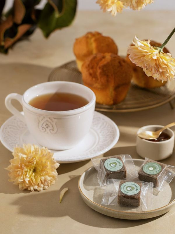 柚一村｜柚皮黑糖磚（5入） 柚一村,柚皮黑糖磚,品牌合作,救濟小農