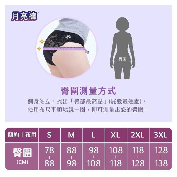 【少女島島民限定】棉感｜夜用加長加量高腰吸血內褲(6片衛生棉) 吸血月亮褲,月亮褲,生理期,衛生棉,外漏,防漏,棉條,月亮杯,月事內褲,生理褲,M巾,月亮杯,外漏,月經內褲,吸血內褲,經期內褲,紅紅褲,紅紅褲月亮褲,生理褲