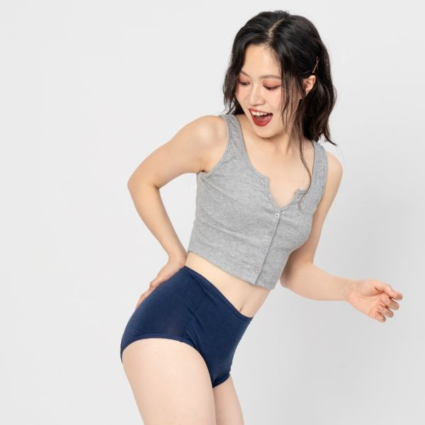 Lightweight Cotton-Feel| Daily Use High-Waist Absorbent Underwear with Extra Pads (6 Sanitary Pads) 吸血月亮褲,月亮褲,生理期,衛生棉,外漏,防漏,棉條,月亮杯,月事內褲,生理褲,M巾,月亮杯,外漏,月經內褲,吸血內褲,經期內褲,紅紅褲,紅紅褲月亮褲,生理褲