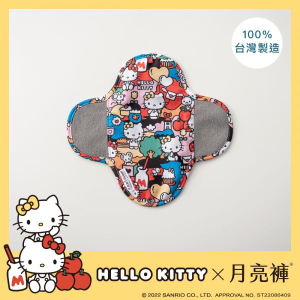 Hello Kitty｜派對黑19cm布衛生棉｜三麗鷗｜月亮褲 布衛生棉,布棉,環保布衛生棉,環保布棉,布衛生棉推薦,布衛生棉,布衛生棉推薦,布衛生棉ptt,布衛生棉清洗,布護墊,布衛生棉台灣,布衛生棉臺灣,布 衛生棉,環保生活,環保議題,環保衛生棉,丹丹布衛生棉,布衛生棉多久換一次,布 衛生棉比較,台灣布衛生棉,布衛生棉哪裡買,月亮棉,三麗鷗,Hello Kitty,派對黑,19cm布衛生棉