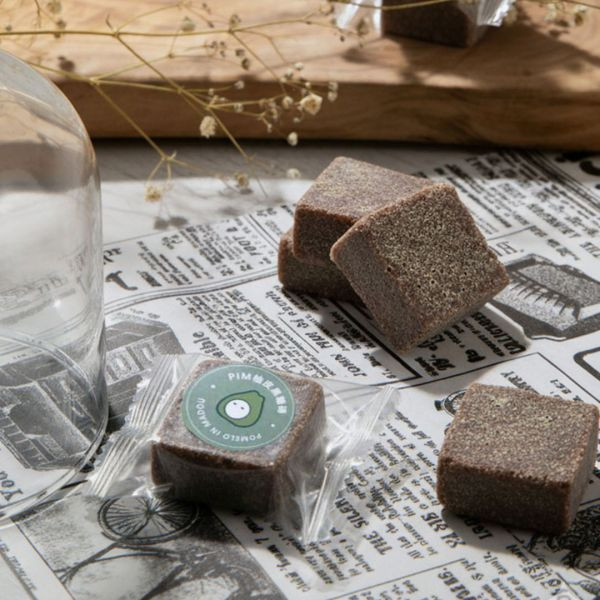 柚一村｜柚皮黑糖磚（5入） 柚一村,柚皮黑糖磚,品牌合作,救濟小農