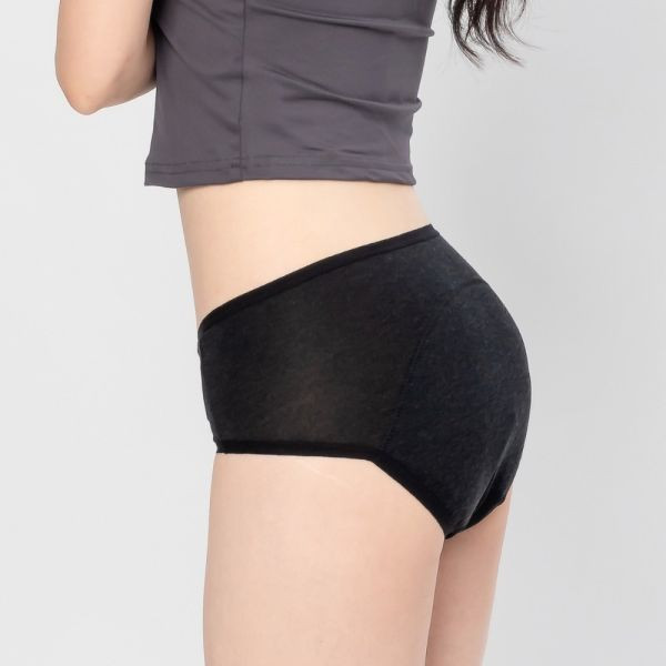 Lightweight Cotton-Feel| Night Use Extra Absorbent Mid-Waist Period Underwear (6 Sanitary Pads Included) 吸血月亮褲,月亮褲,生理期,衛生棉,外漏,防漏,棉條,月亮杯,月事內褲,生理褲,M巾,月亮杯,外漏,月經內褲,吸血內褲,經期內褲,紅紅褲,紅紅褲月亮褲,生理褲