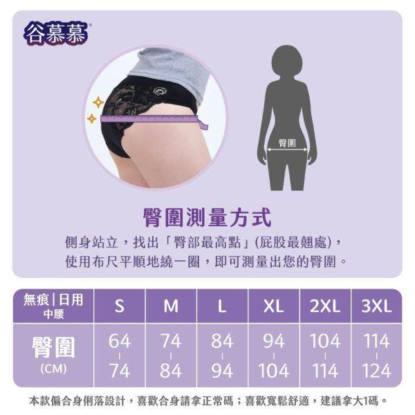 【張瑜芹醫師專屬優惠】無痕｜日用中腰吸血內褲 ( 3片衛生棉) 吸血月亮褲,月亮褲,生理期,衛生棉,外漏,防漏,棉條,月亮杯,月事內褲,生理褲,M巾,月亮杯,外漏,月經內褲,吸血內褲,經期內褲,紅紅褲,紅紅褲月亮褲,生理褲,thinx月經褲,thinx生理褲