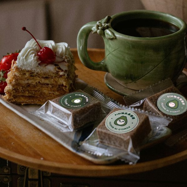 柚一村｜柚皮黑糖磚（5入） 柚一村,柚皮黑糖磚,品牌合作,救濟小農