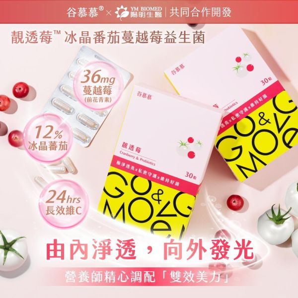 【限時下殺79折】靚透莓｜冰晶番茄蔓越莓益生菌-30粒/盒 私密保濕潔肌精萃,私密處清潔,陰部清潔,私密處保養,私密處潔淨,私密處護理,陰道清潔,私密肌護理,陰道保養,女性私密清潔,女性私密處護理,陰部護理,私密處清潔推薦,溫和私密處清潔,私密處清潔慕斯,私密處清潔液推薦,私密處清潔保養產品,私密處異味怎麼辦,私密處瘙癢如何改善,如何選擇私密清潔產品