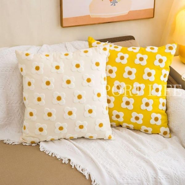 韓系奶油風 立體刺繡小花抱枕套 小花抱枕套 質感抱枕 沙發枕套 抱枕套 枕頭 可拆洗 抱枕 韓系奶油風,立體刺繡小花抱枕套,小花抱枕套,質感抱枕,沙發枕套,抱枕套,枕頭,可拆洗,抱枕,