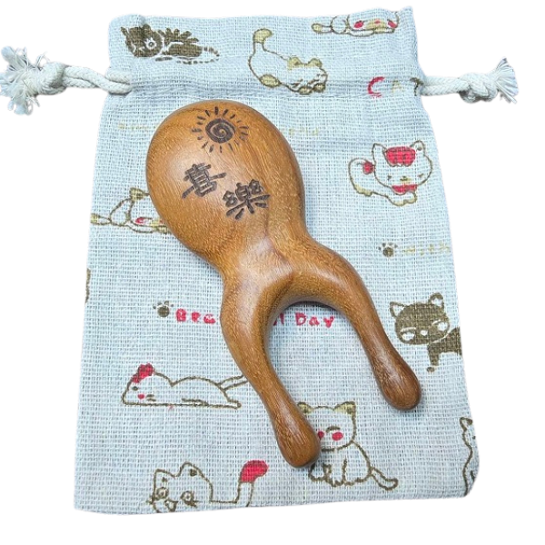 經絡按摩梳 經絡按摩梳,健康福音禮品,平安喜樂梳,按摩梳,福音禮物推薦,收納袋,一年四季禮物,基督徒禮物,岡本福音文創
