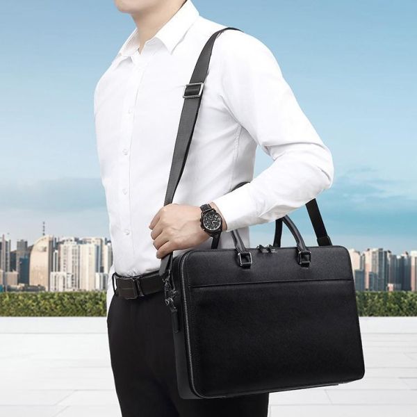 Executive 雙層公事包 Mannote, 商務包, 公事包, 真皮公事包, 真皮後背包, 男包, 通勤包, 側背包, 頭層牛皮, 尼龍後背包, 電腦包, 商務後背包