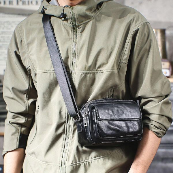Archive 側背包 Mannote, 商務包, 公事包, 真皮公事包, 真皮後背包, 男包, 通勤包, 側背包, 頭層牛皮, 尼龍後背包, 電腦包, 商務後背包
