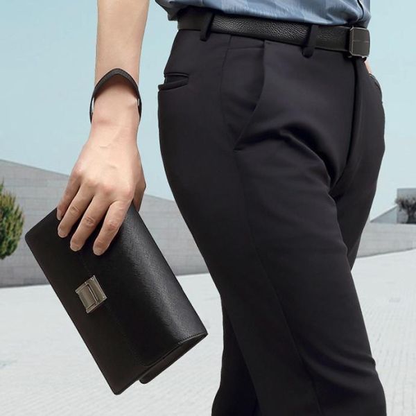 Executive 商務手拿包 Mannote, 商務包, 公事包, 真皮公事包, 真皮後背包, 男包, 通勤包, 側背包, 頭層牛皮, 尼龍後背包, 電腦包, 商務後背包