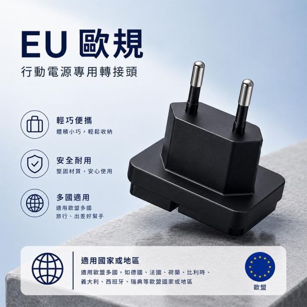 【SHOPA 夏帕】國際旅行轉換插頭｜EU／UK／AU 旅行萬用轉接頭｜適用行動電源 國際轉接頭
旅行轉接頭
萬用轉接頭
旅行插頭
行動電源轉接頭