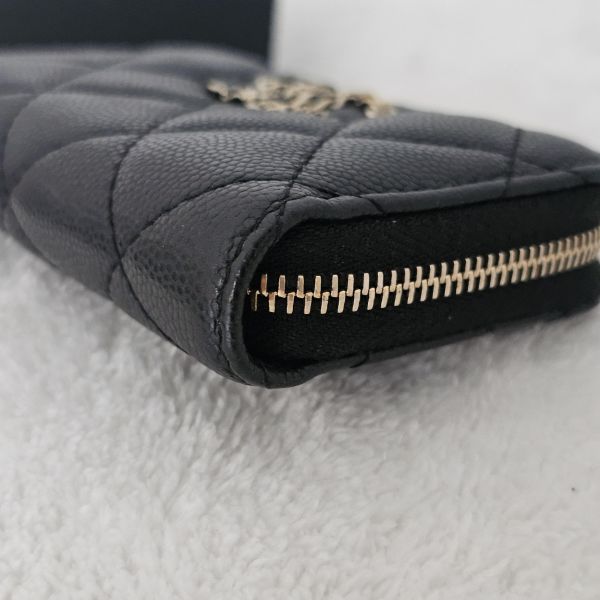 Chanel鑽扣雙C零錢包 Chanel 香奈兒包包 鑽扣雙C零錢包 ㄇ字零錢包黑荔枝 長盒子黑金羊皮 化妝盒 vanity21 藍色荔枝 小香腰包 CF WOC、精品包、名牌包、精品包推薦、精品二手包、經典款