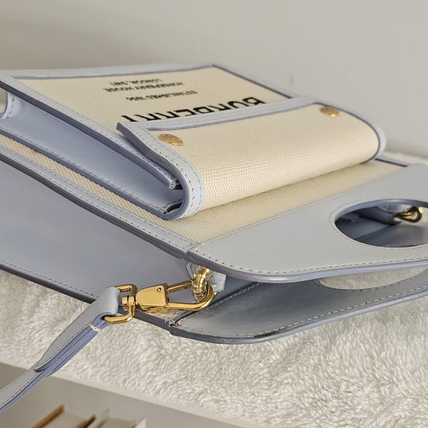 Burberry雙色帆布兩用包 Burberry包包 雙色帆布兩用包 格紋 雙面絲巾、精品包、名牌包、精品包推薦、精品二手包、經典款