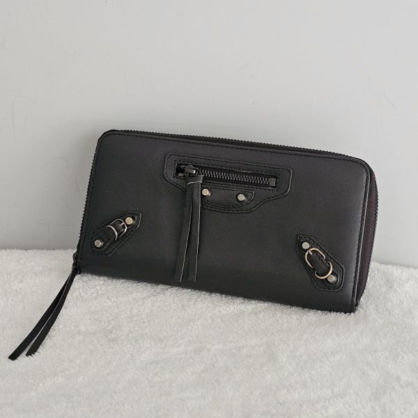 Balenciaga 深灰長夾 Balenciaga 巴黎世家包包 深灰長夾 Neo classic 深灰兩用機車包、精品包、名牌包、精品包推薦、精品二手包、經典款