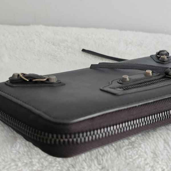 Balenciaga 深灰長夾 Balenciaga 巴黎世家包包 深灰長夾 Neo classic 深灰兩用機車包、精品包、名牌包、精品包推薦、精品二手包、經典款