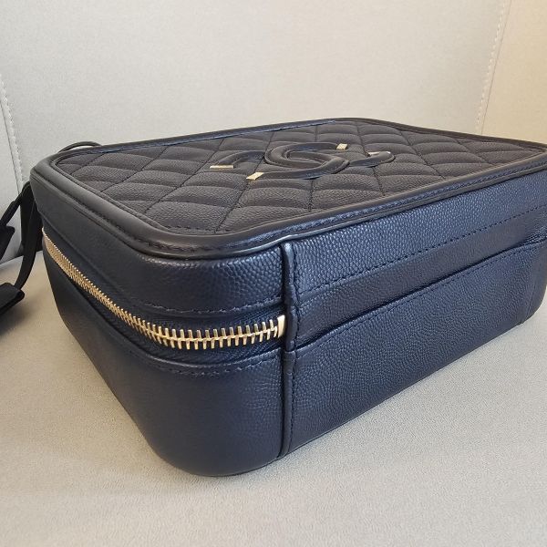 Chanel vanity21 藍色荔枝 Chanel 香奈兒包包 vanity21 藍色荔枝 小香腰包 CF WOC、精品包、名牌包、精品包推薦、精品二手包、經典款