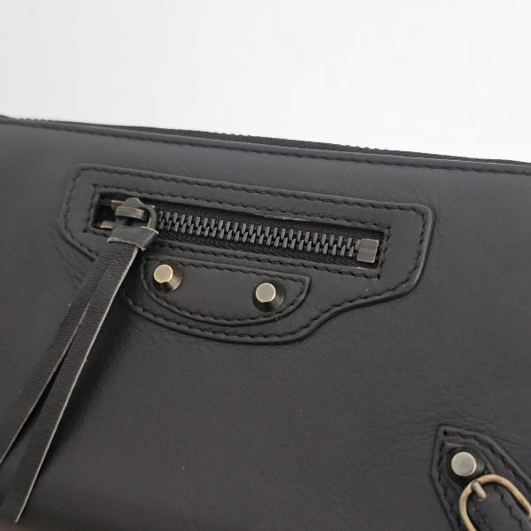 Balenciaga 深灰長夾 Balenciaga 巴黎世家包包 深灰長夾 Neo classic 深灰兩用機車包、精品包、名牌包、精品包推薦、精品二手包、經典款