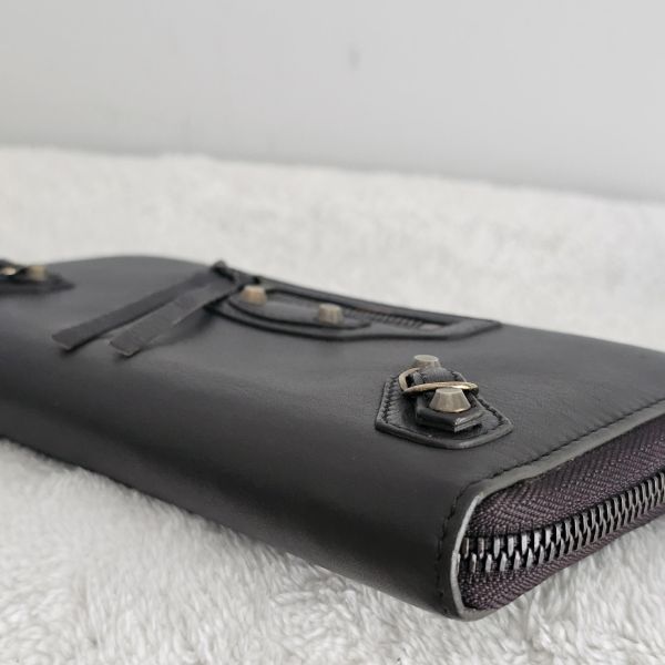 Balenciaga 深灰長夾 Balenciaga 巴黎世家包包 深灰長夾 Neo classic 深灰兩用機車包、精品包、名牌包、精品包推薦、精品二手包、經典款
