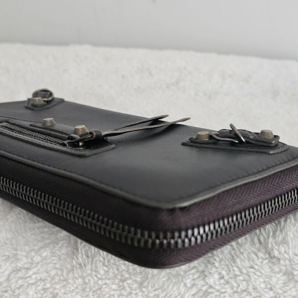 Balenciaga 深灰長夾 Balenciaga 巴黎世家包包 深灰長夾 Neo classic 深灰兩用機車包、精品包、名牌包、精品包推薦、精品二手包、經典款