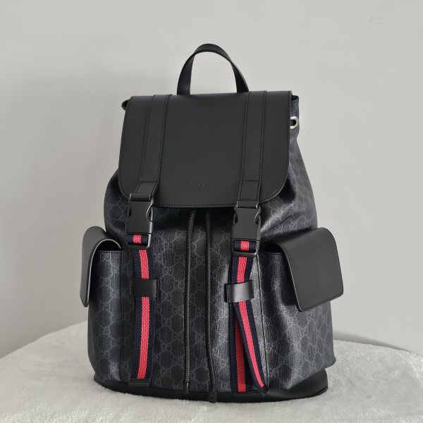 Gucci 黑灰老花後背包 Gucci 精品包租借 出租,Gucci 黑灰老花後背包 腰包 租借價錢與款式整理,婚禮包包租借,拍照攝影道具精品包,商務派對名牌包 哪裡租