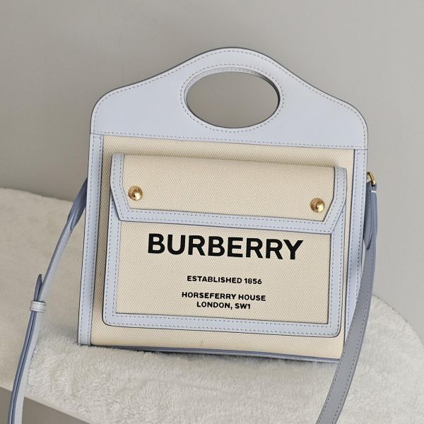 Burberry雙色帆布兩用包 Burberry包包 雙色帆布兩用包 格紋 雙面絲巾、精品包、名牌包、精品包推薦、精品二手包、經典款