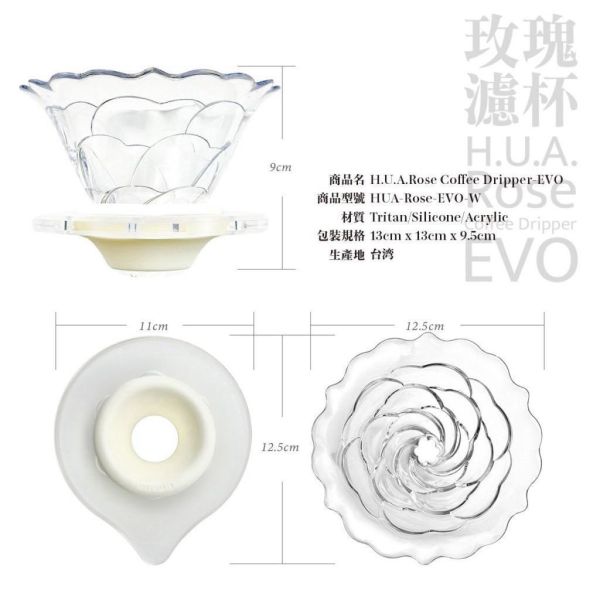《小旅行Cafe》玫瑰EVO｜快流速濾杯、Tritan 