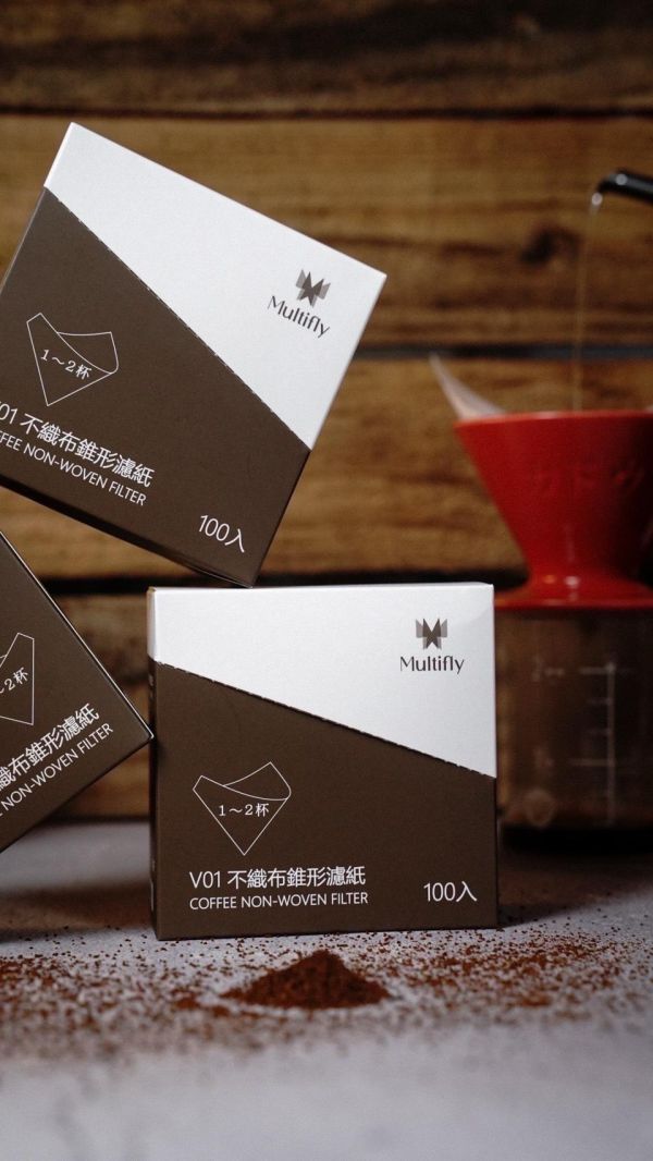 《小旅行Cafe》Multifly幻蝶V型不織布濾紙-V01、V02 