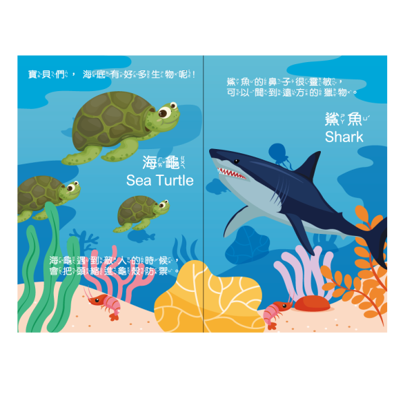 吉波鳥 觸覺音效系列 繽紛的海世界 