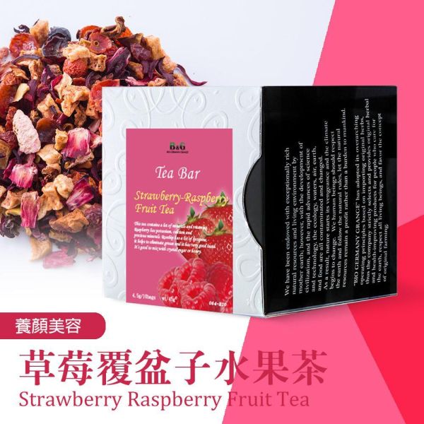 草莓覆盆子水果茶-茶包盒【B&G德國農莊】 覆盆子,水果茶,茶,德國農莊,B&G