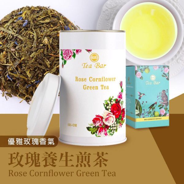 玫瑰養生煎茶-中瓶(散茶)【B&G德國農莊】 綠茶,煎茶,茶包,草本茶,德國農莊