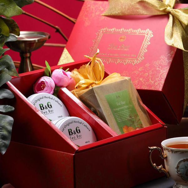 金縷緋紅午茶禮盒【B&G德國農莊】 養生,送禮,茶葉禮盒,茶包禮盒,有機茶