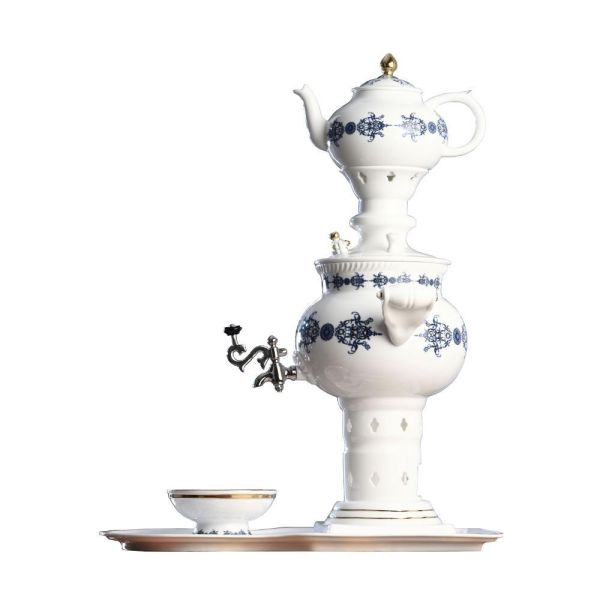 德國進口青花貴族復古茶坎【B&G德國農莊】 茶坎,經典骨瓷茶具