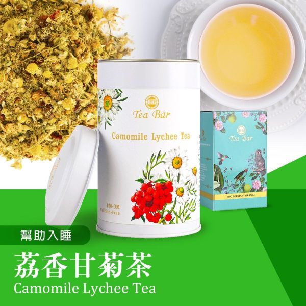 荔香甘菊茶-中瓶(散茶)【B&G德國農莊】 花茶,舒眠茶,草本茶,BG