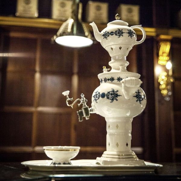 德國進口青花貴族復古茶坎【B&G德國農莊】 茶坎,經典骨瓷茶具
